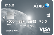 ADIB value card- Bankbychoice